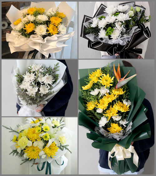 浙江省温州瑞安市陶山镇新殿后村白事花束代送